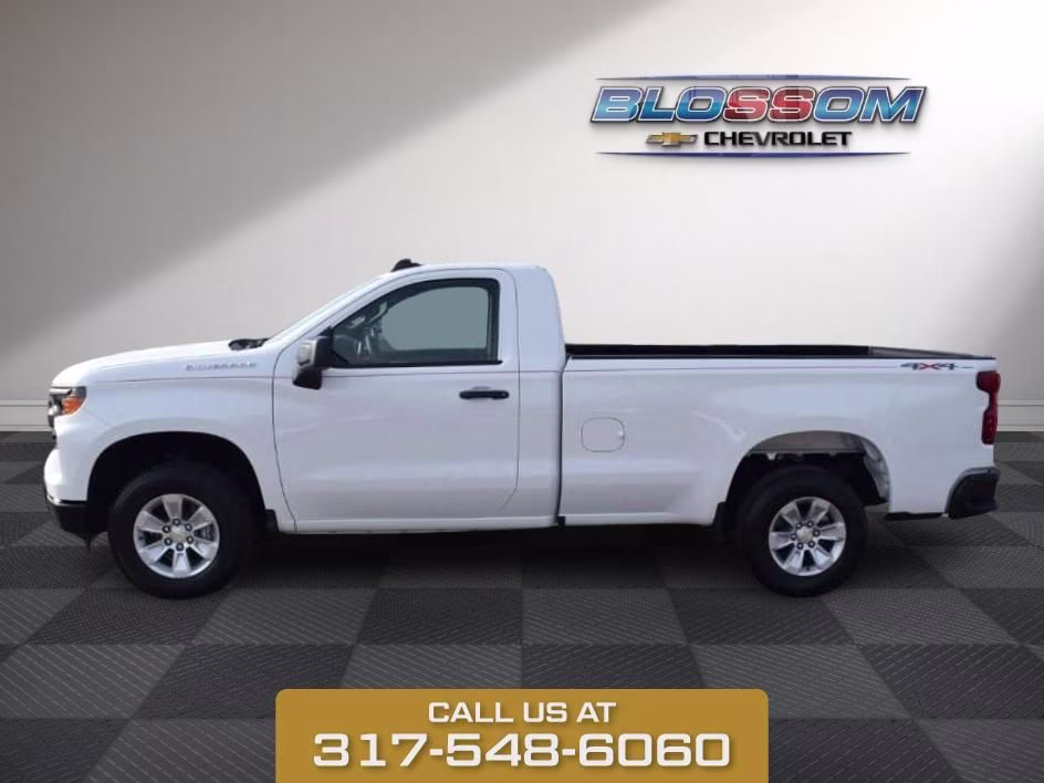 2026 Summit White Chevrolet Silverado 1500 WT 4X4 Truck