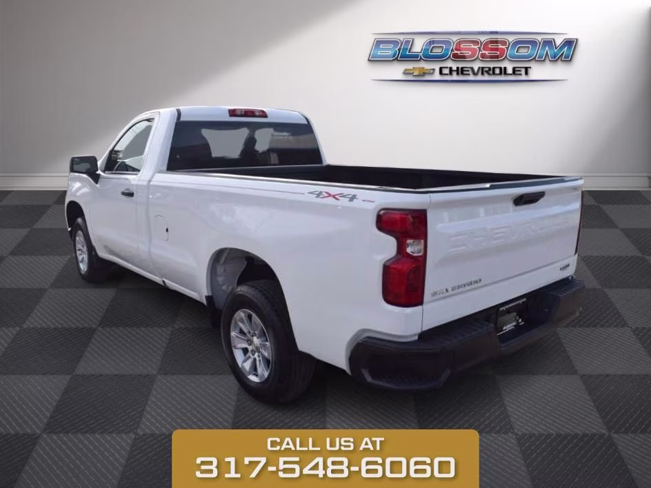 2026 Summit White Chevrolet Silverado 1500 WT 4X4 Truck