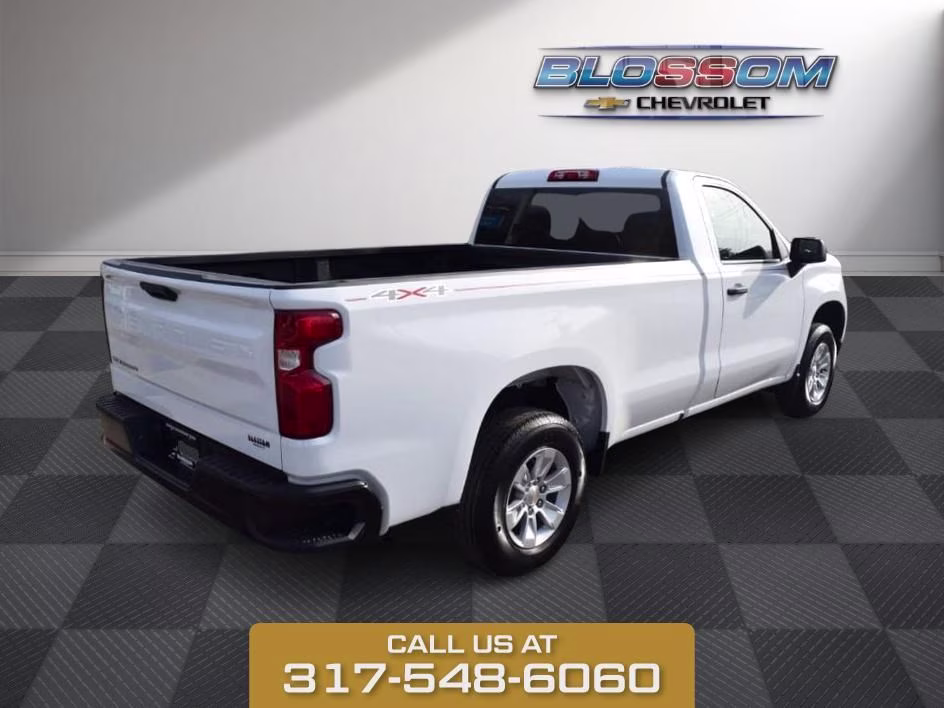2026 Summit White Chevrolet Silverado 1500 WT 4X4 Truck