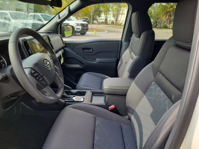 2026 Glacier White Nissan Frontier SV 4X4 Truck