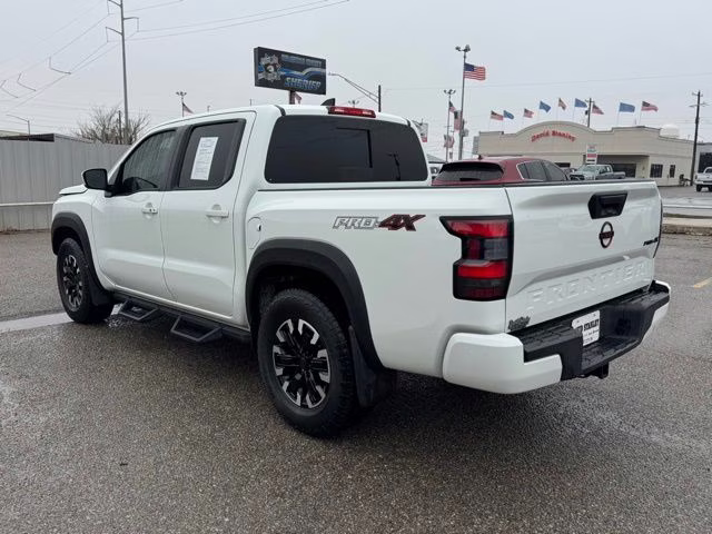 2023 Glacier White Nissan Frontier PRO-4X 4X4 Truck
