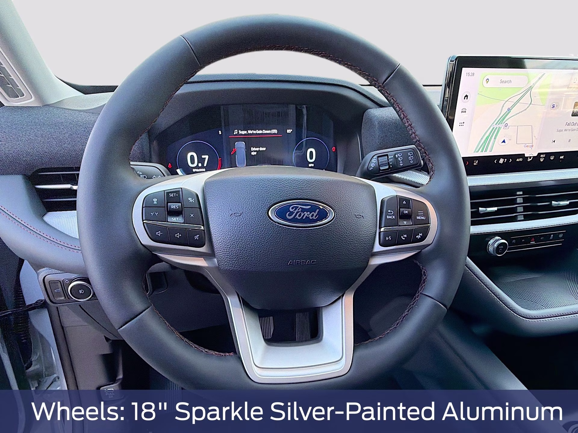 2026 Space White Metallic Ford Explorer Active RWD SUV