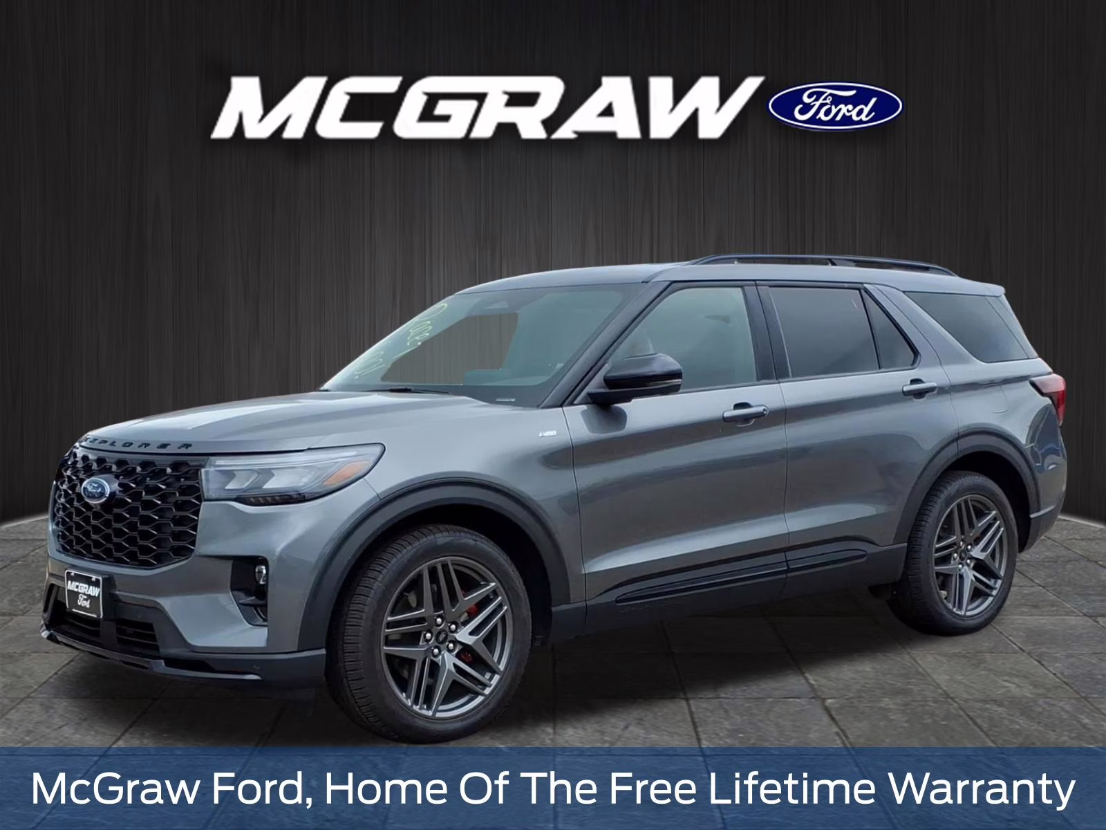 2026 Gray Metallic Ford Explorer ST-Line RWD SUV