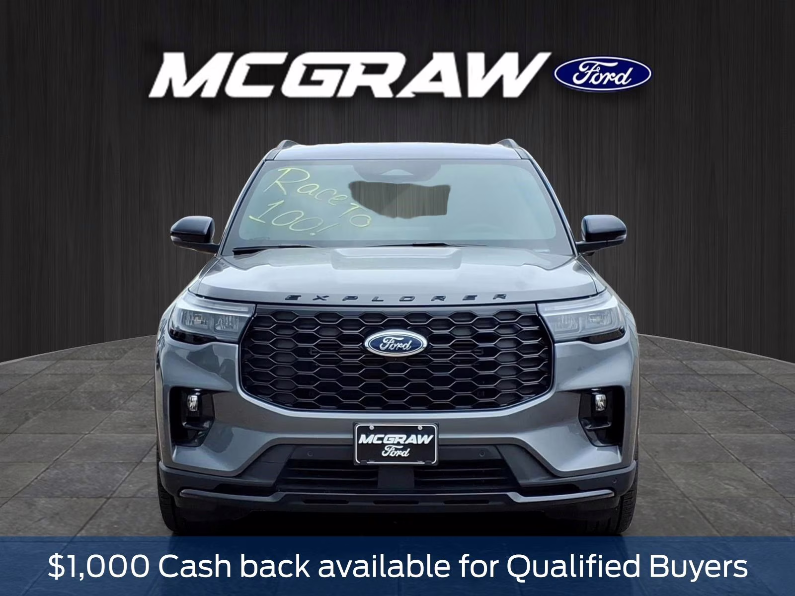 2026 Gray Metallic Ford Explorer ST-Line RWD SUV