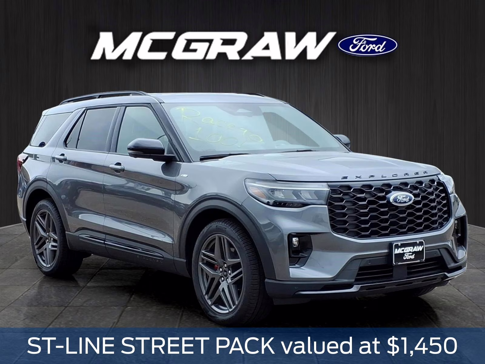 2026 Gray Metallic Ford Explorer ST-Line RWD SUV