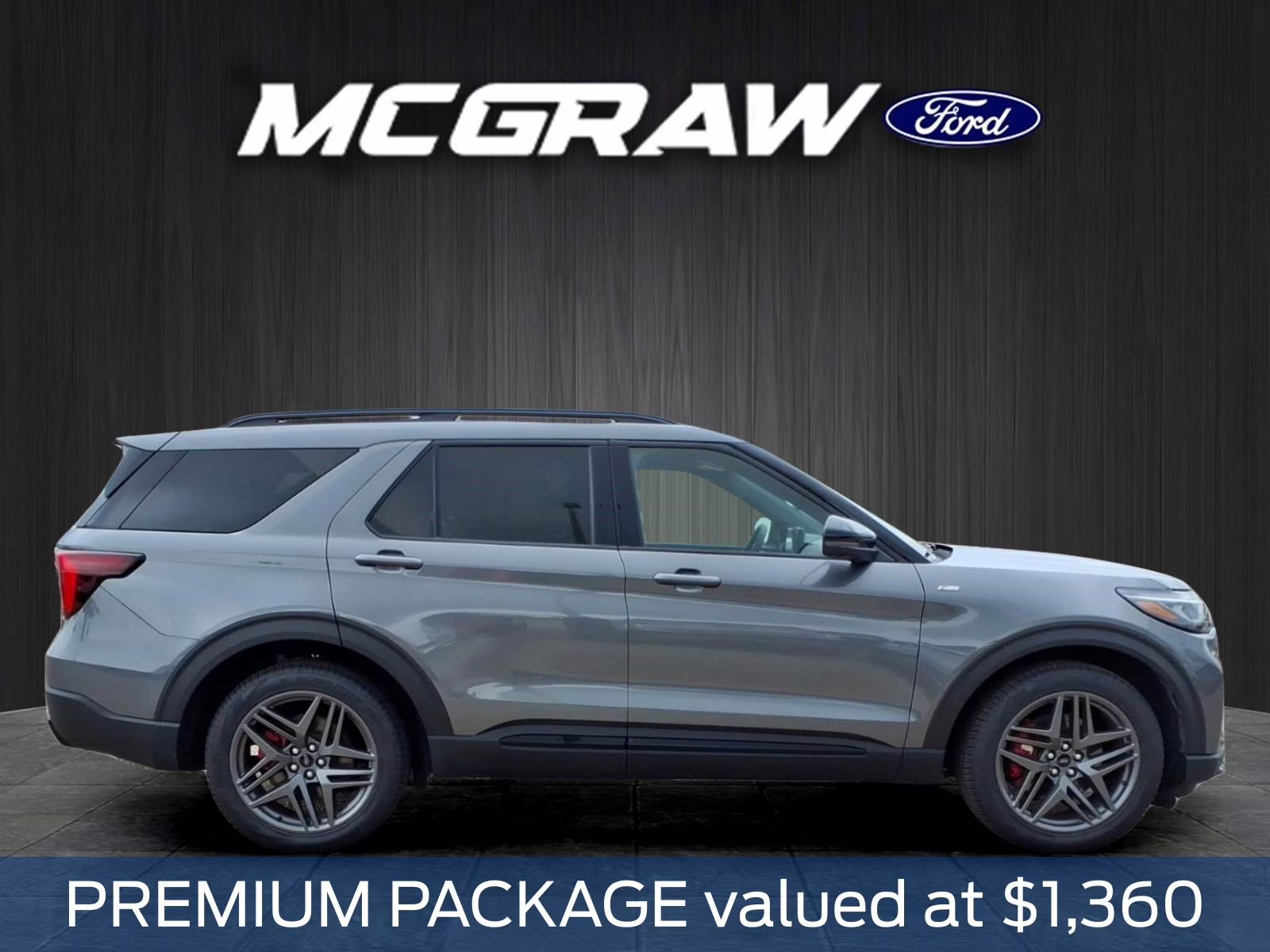2026 Gray Metallic Ford Explorer ST-Line RWD SUV