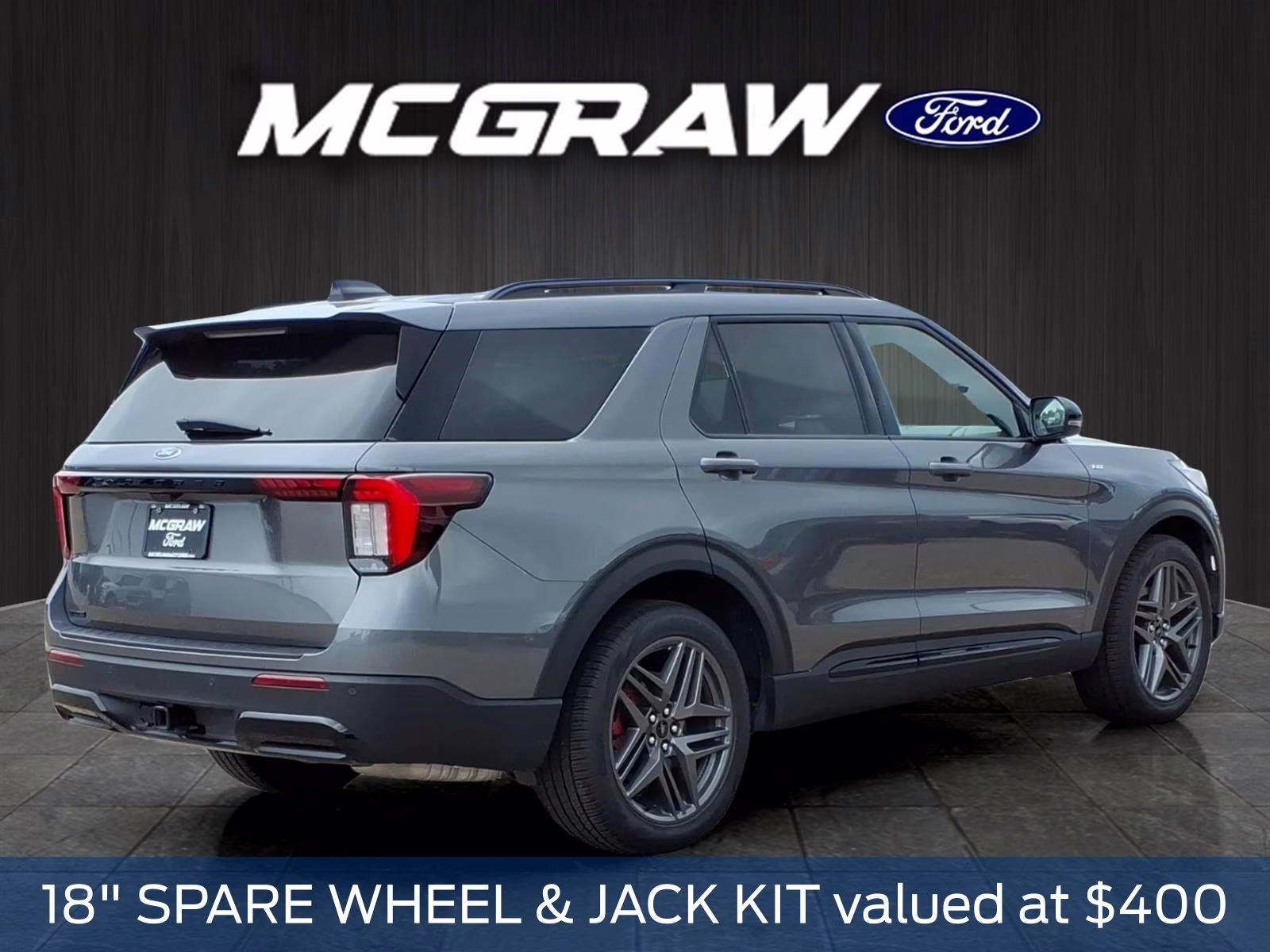 2026 Gray Metallic Ford Explorer ST-Line RWD SUV