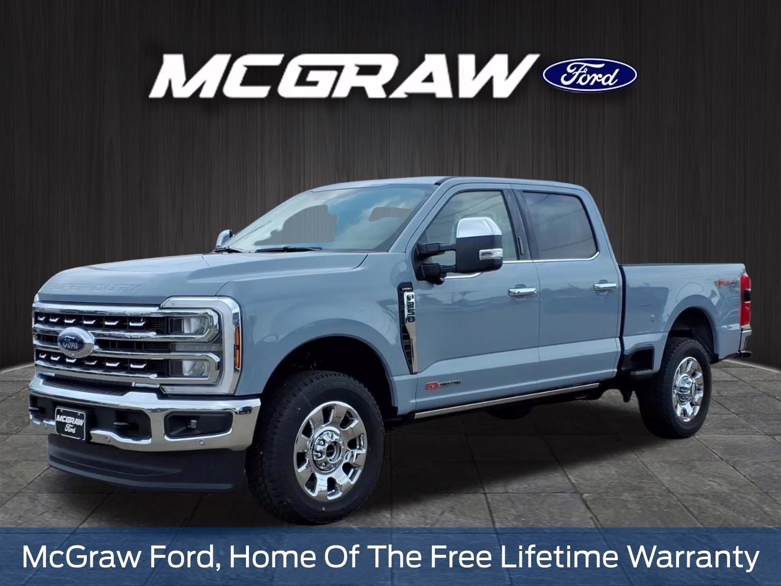 2026 Gray Metallic Ford Super Duty F-250 SRW Lariat 4X4 Truck
