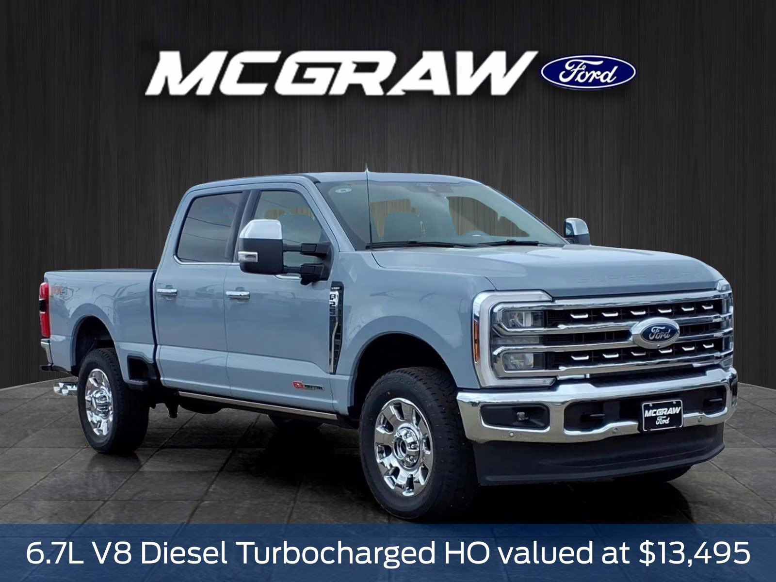 2026 Gray Metallic Ford Super Duty F-250 SRW Lariat 4X4 Truck