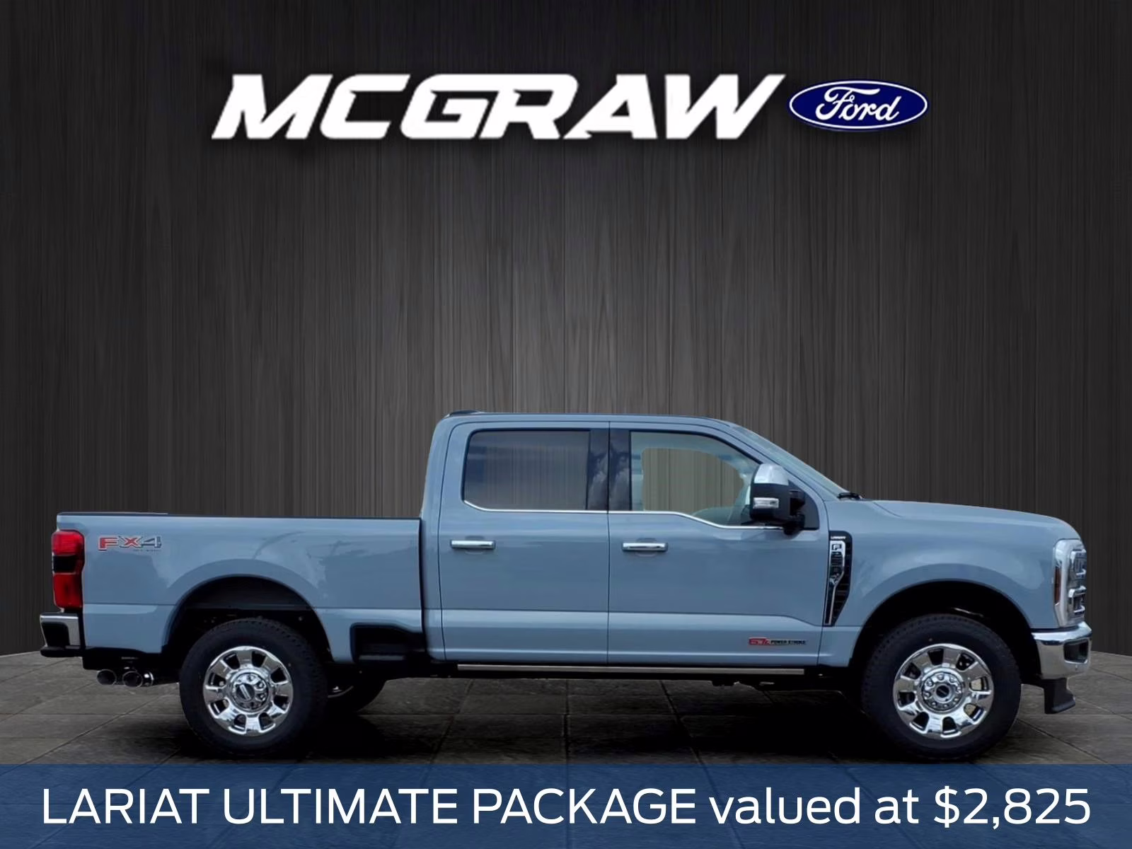 2026 Gray Metallic Ford Super Duty F-250 SRW Lariat 4X4 Truck