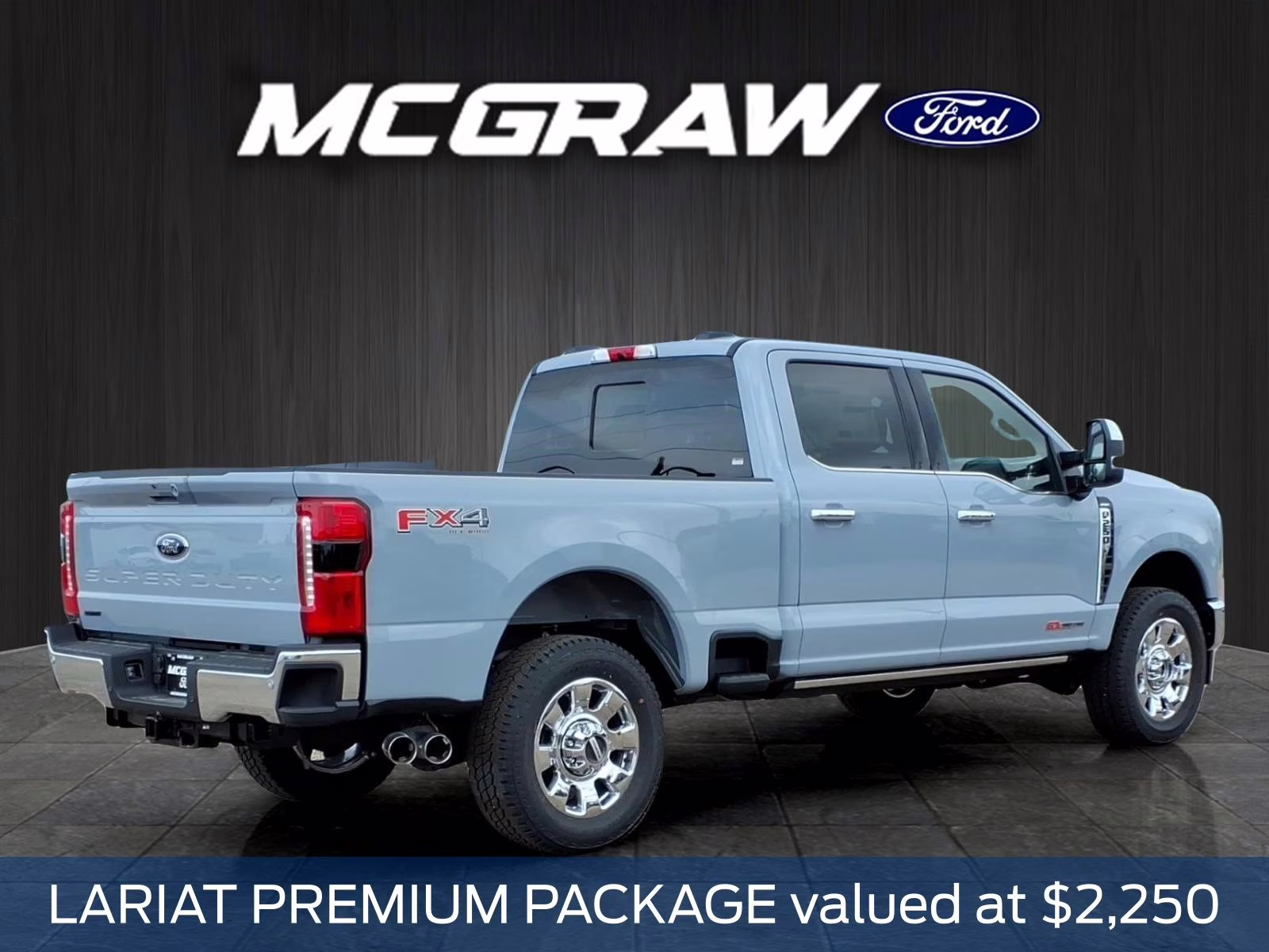 2026 Gray Metallic Ford Super Duty F-250 SRW Lariat 4X4 Truck