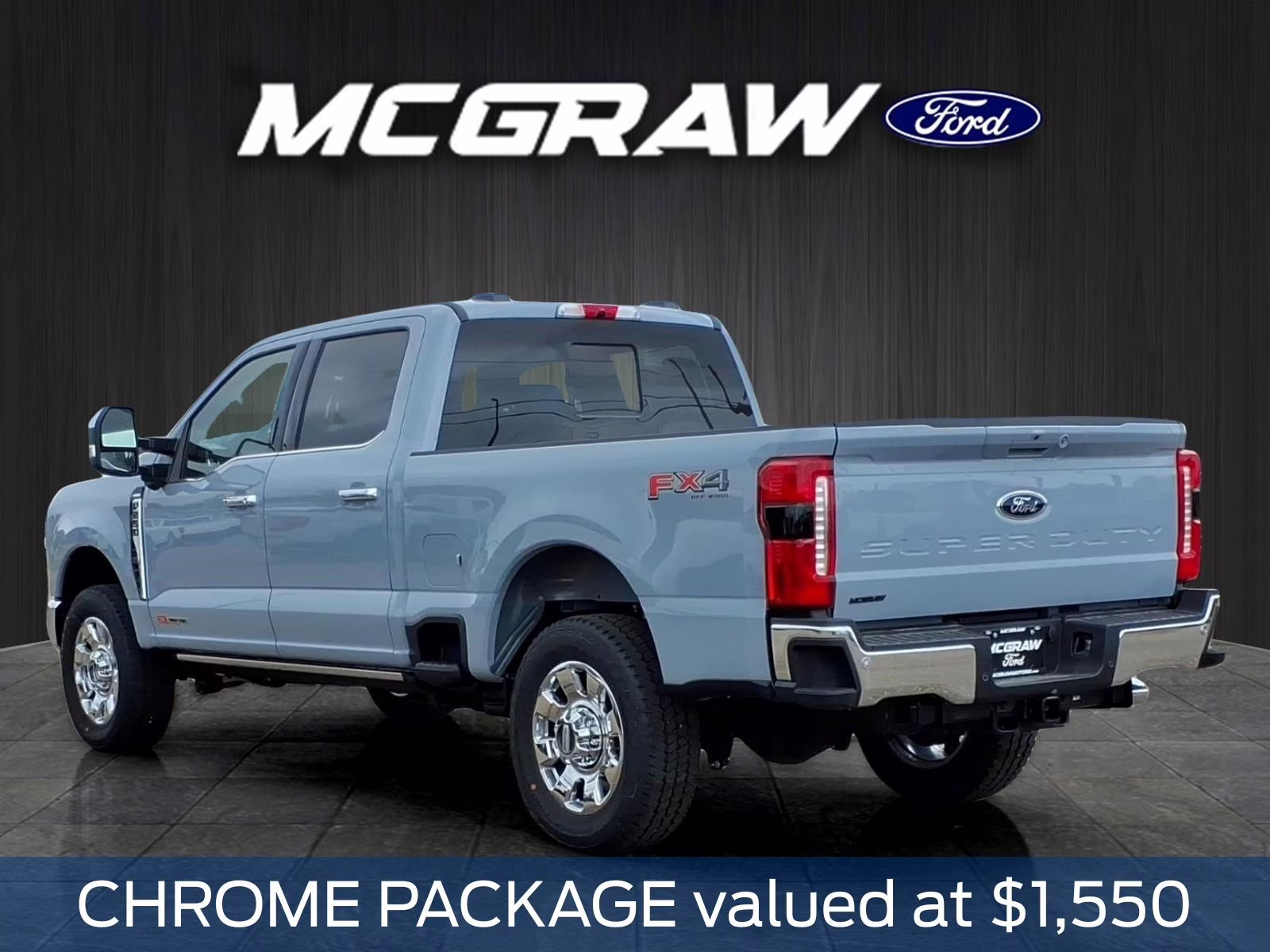 2026 Gray Metallic Ford Super Duty F-250 SRW Lariat 4X4 Truck