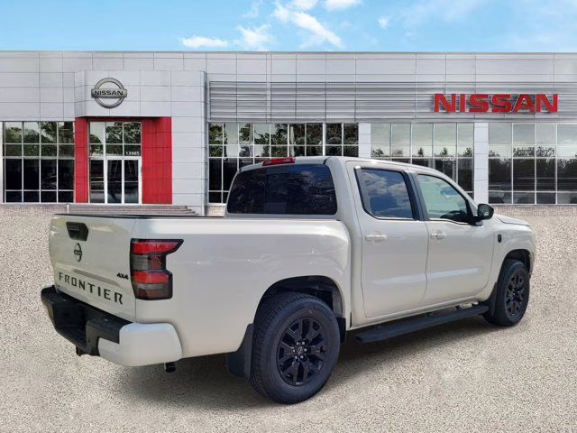 2026 Glacier White Nissan Frontier SV 4X4 Truck