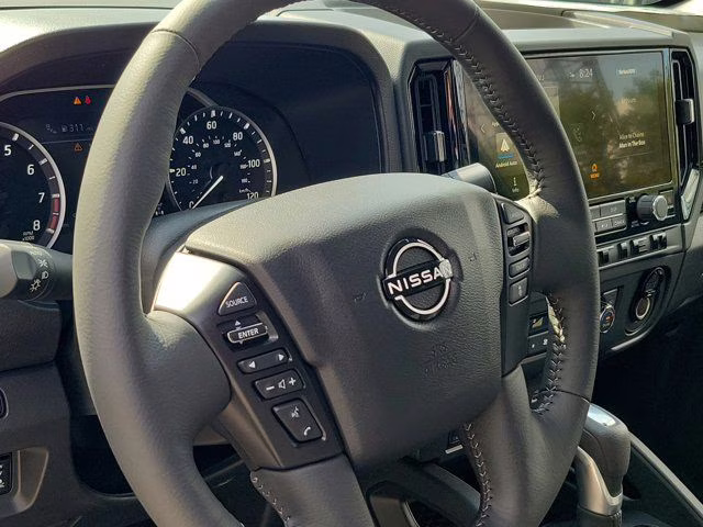 2026 Glacier White Nissan Frontier SV 4X4 Truck