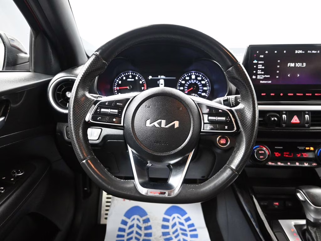 2024 Currant Red Kia Forte GT-Line FWD Sedan