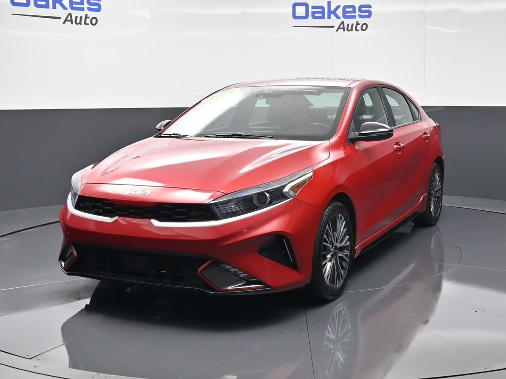 2024 Currant Red Kia Forte GT-Line FWD Sedan