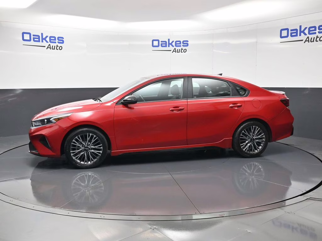 2024 Currant Red Kia Forte GT-Line FWD Sedan