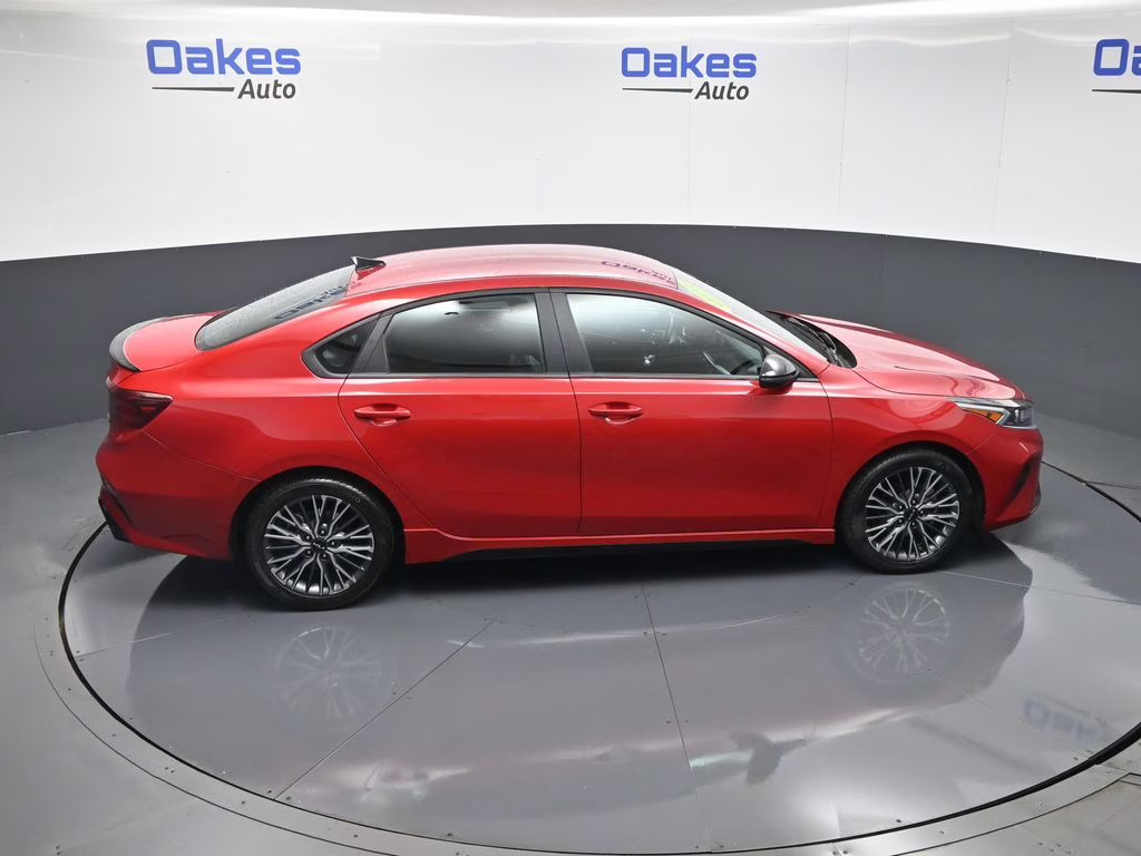 2024 Currant Red Kia Forte GT-Line FWD Sedan