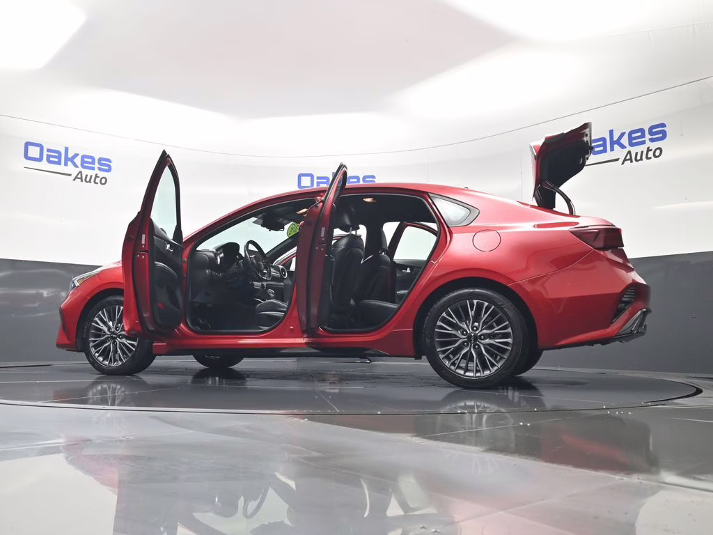2024 Currant Red Kia Forte GT-Line FWD Sedan