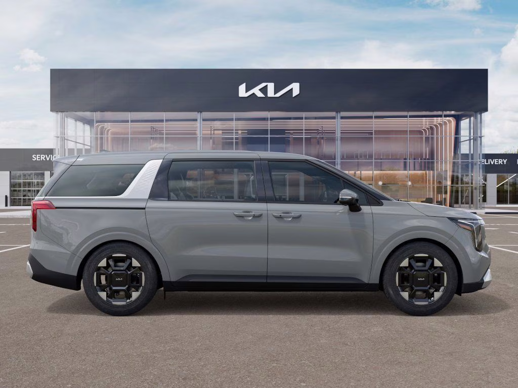 2026 Ceramic Silver Kia Carnival EX FWD Van