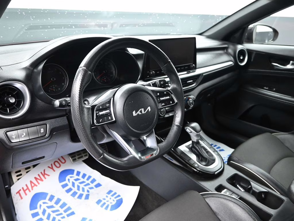 2024 Currant Red Kia Forte GT-Line FWD Sedan