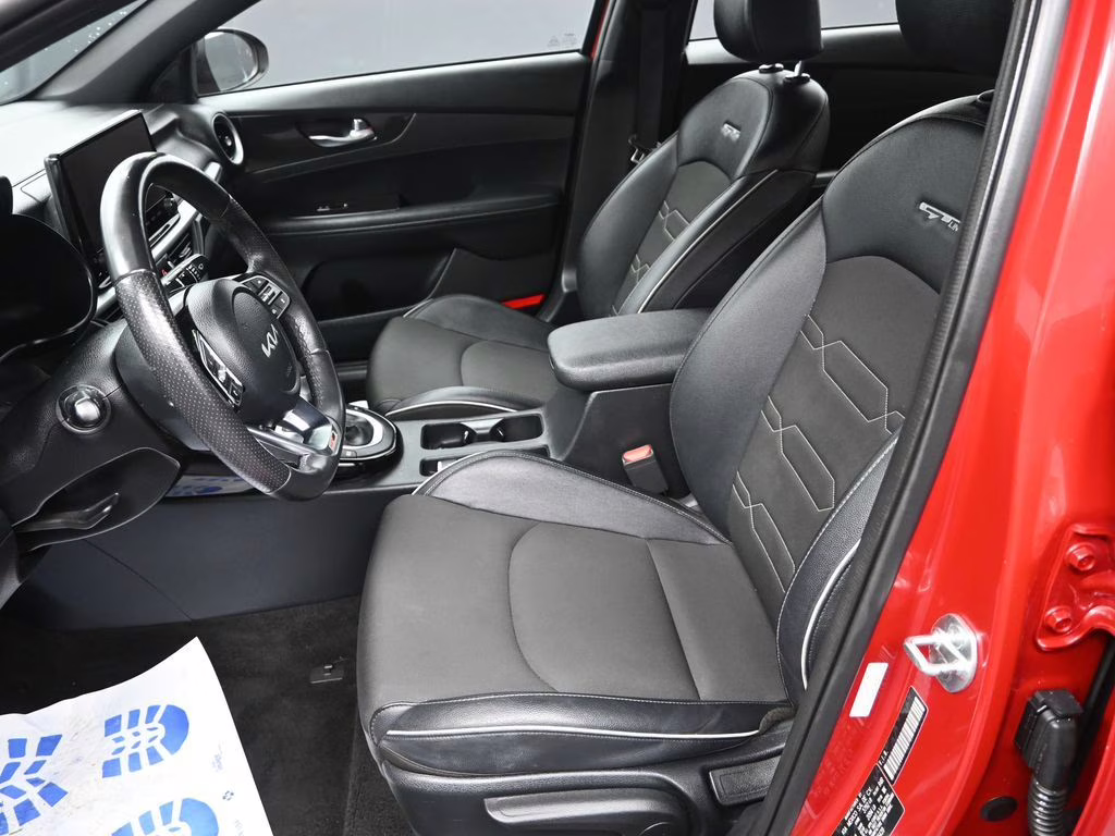 2024 Currant Red Kia Forte GT-Line FWD Sedan