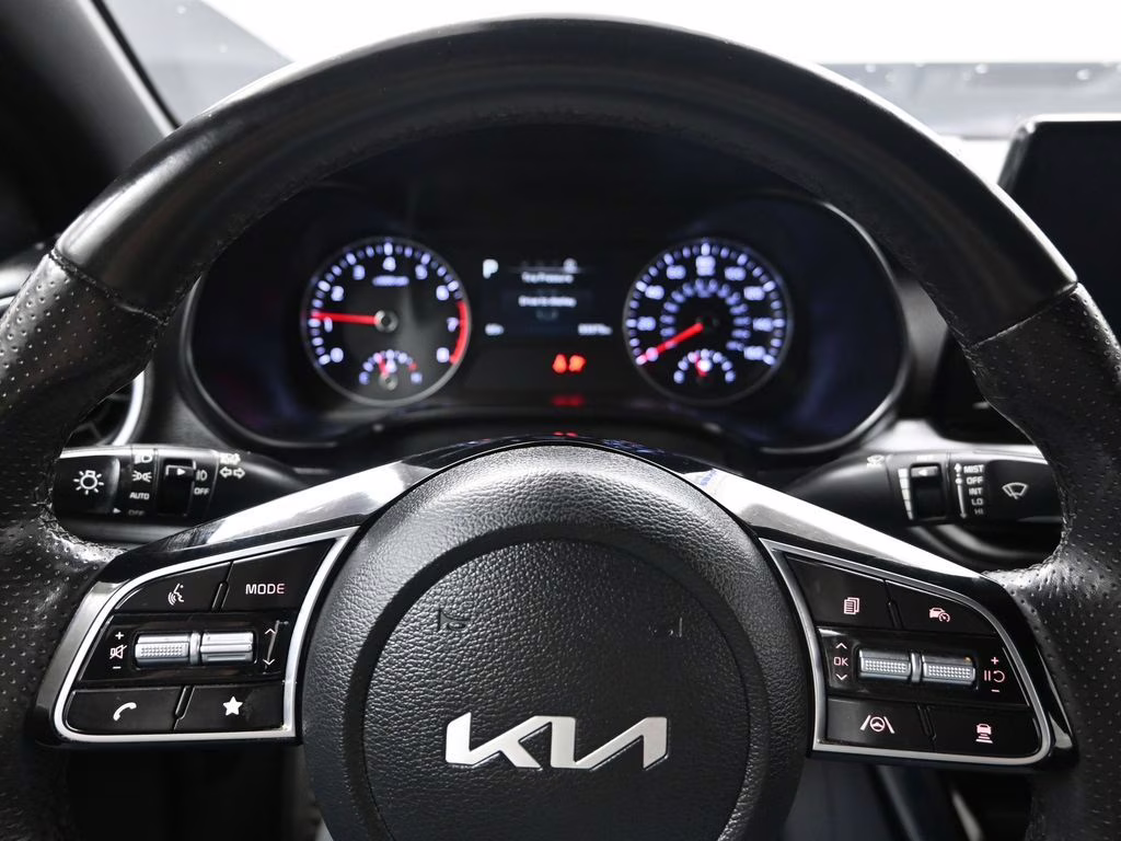 2024 Currant Red Kia Forte GT-Line FWD Sedan