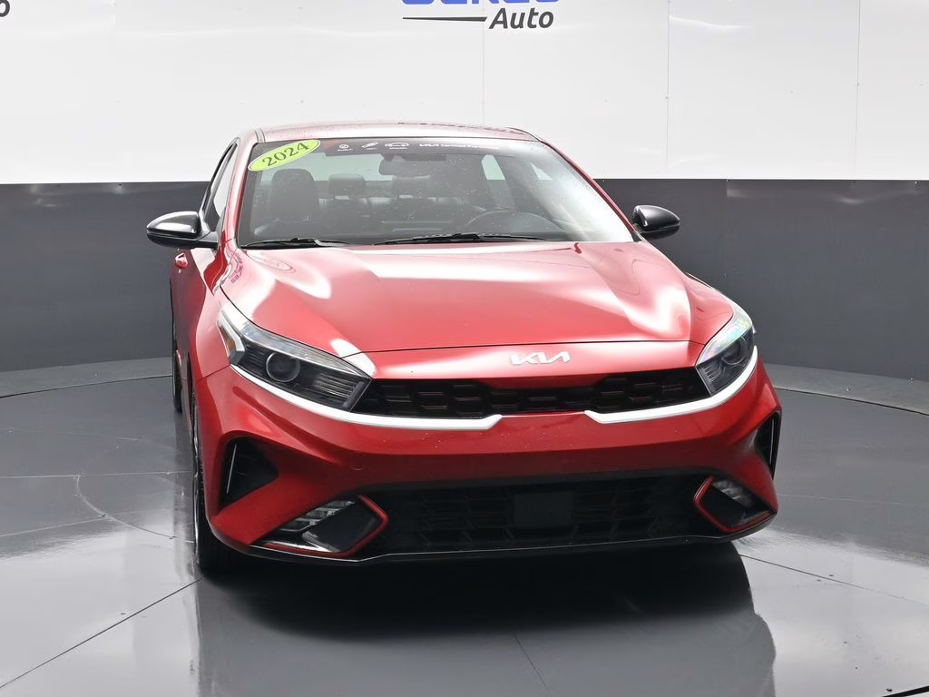 2024 Currant Red Kia Forte GT-Line FWD Sedan