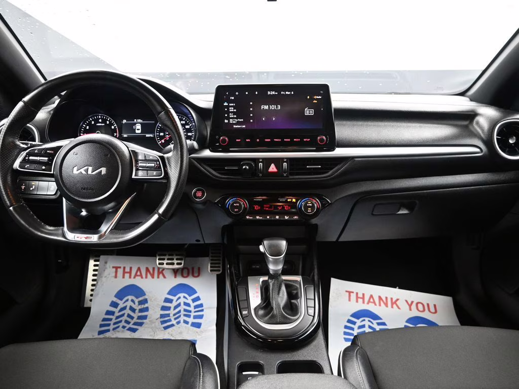 2024 Currant Red Kia Forte GT-Line FWD Sedan