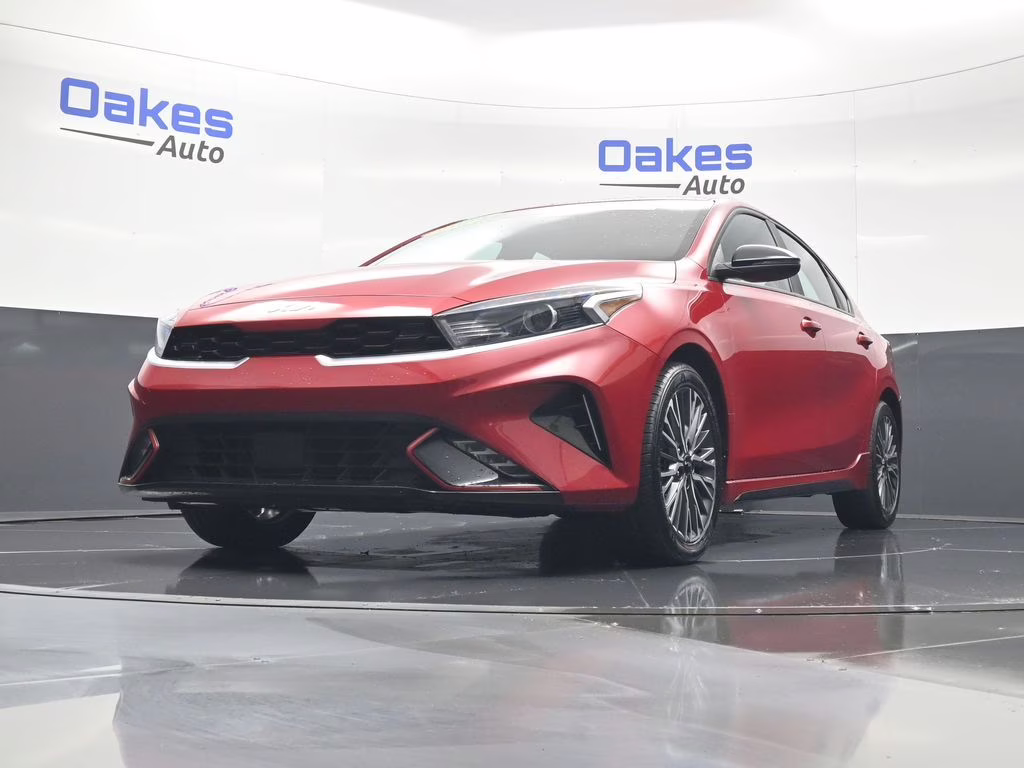2024 Currant Red Kia Forte GT-Line FWD Sedan