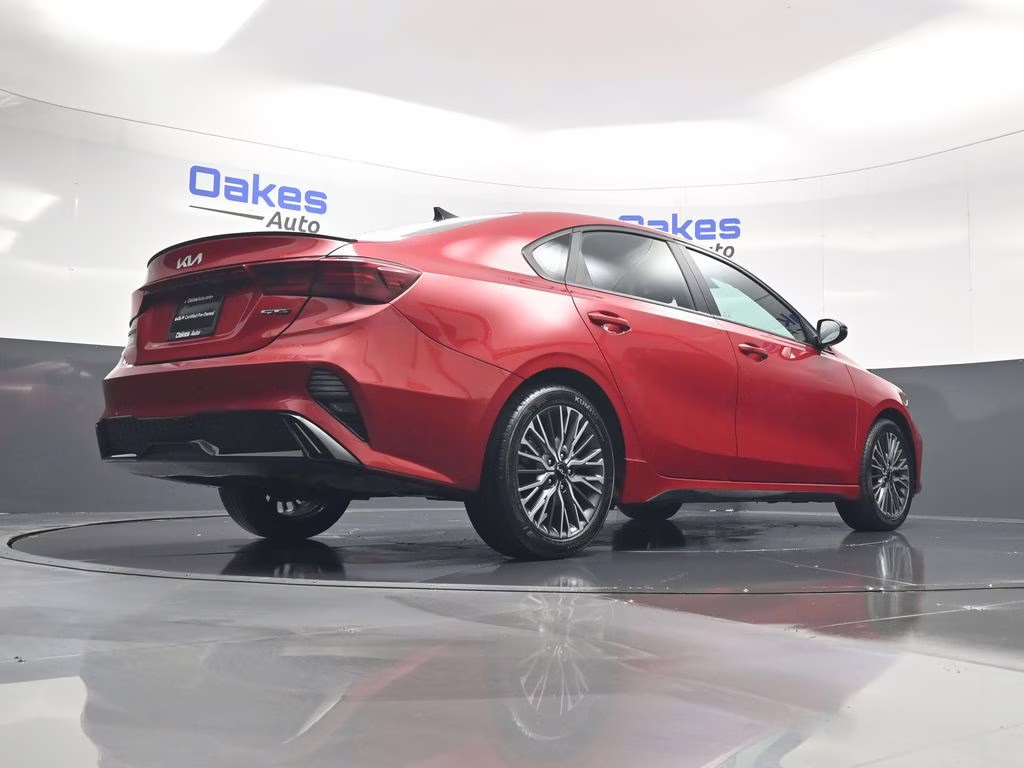 2024 Currant Red Kia Forte GT-Line FWD Sedan