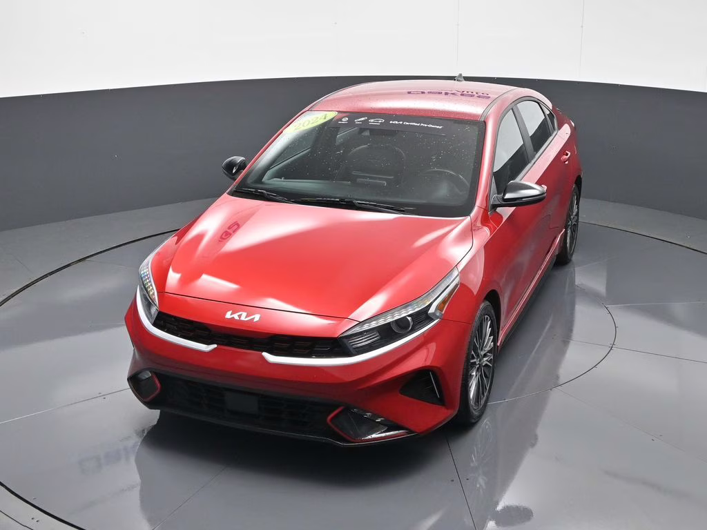 2024 Currant Red Kia Forte GT-Line FWD Sedan
