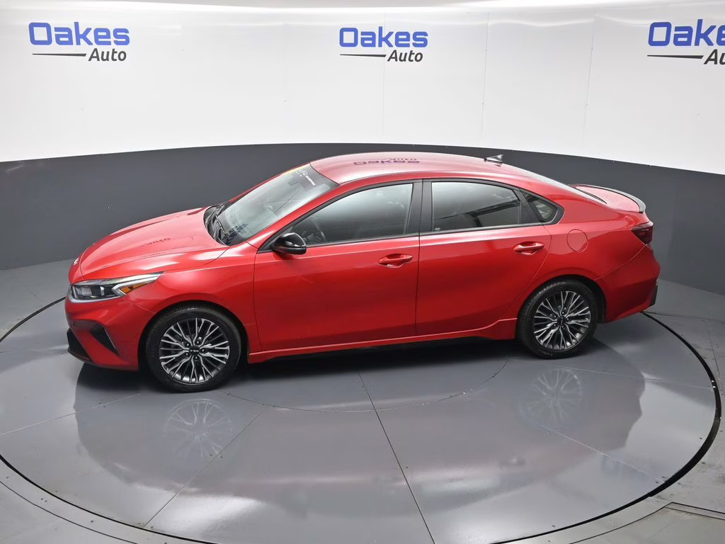 2024 Currant Red Kia Forte GT-Line FWD Sedan