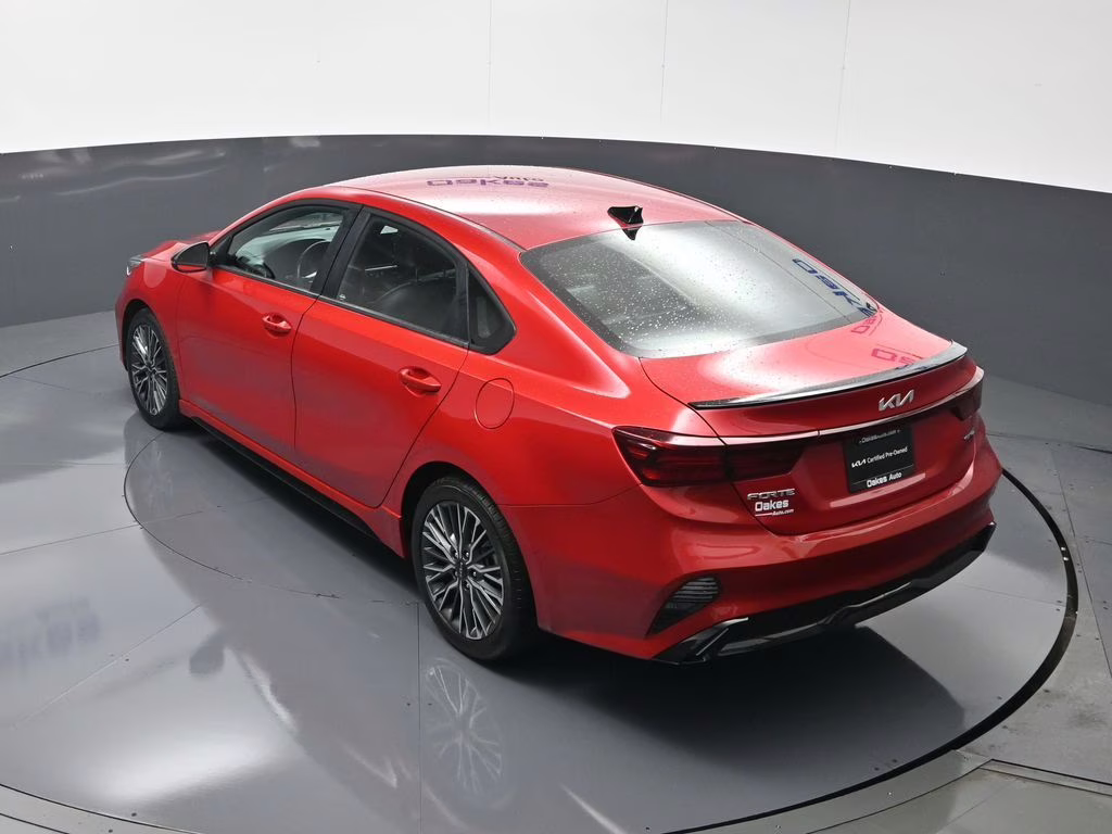 2024 Currant Red Kia Forte GT-Line FWD Sedan