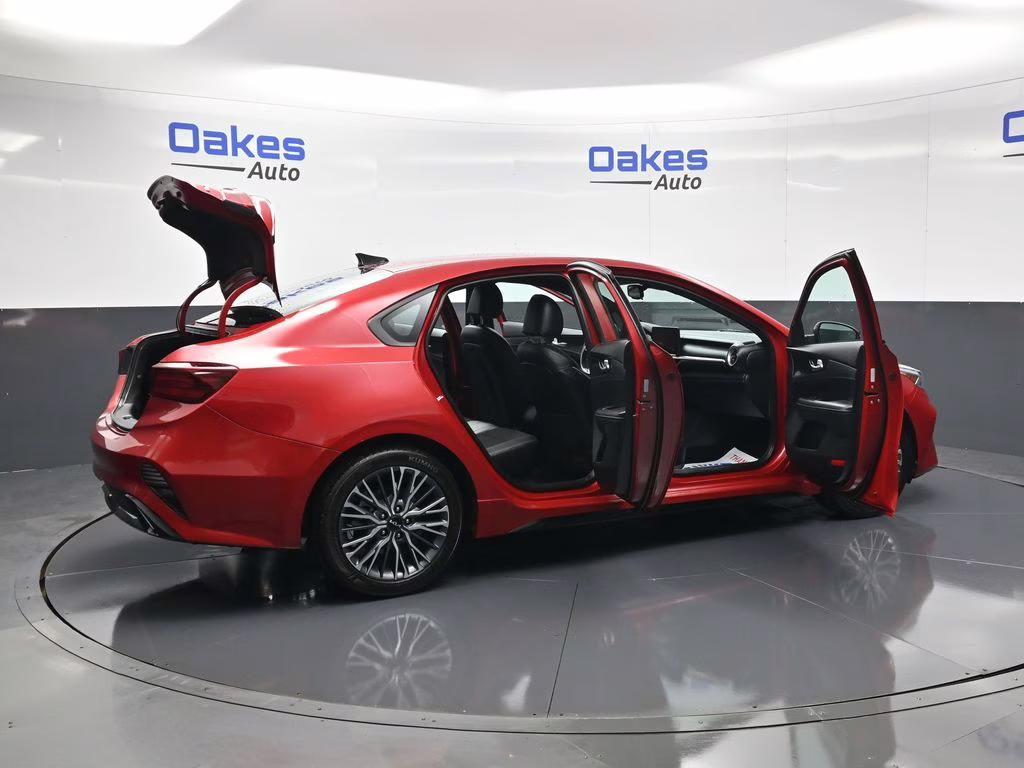2024 Currant Red Kia Forte GT-Line FWD Sedan