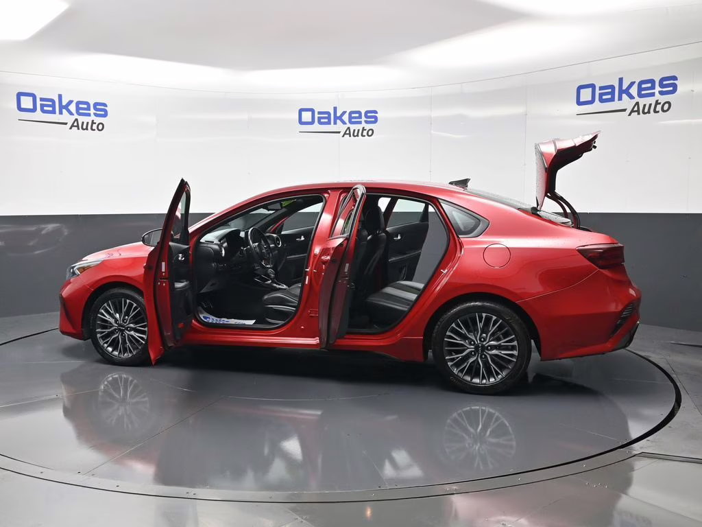 2024 Currant Red Kia Forte GT-Line FWD Sedan