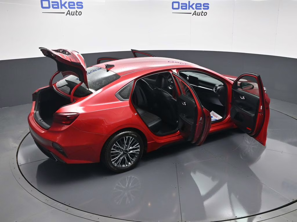 2024 Currant Red Kia Forte GT-Line FWD Sedan