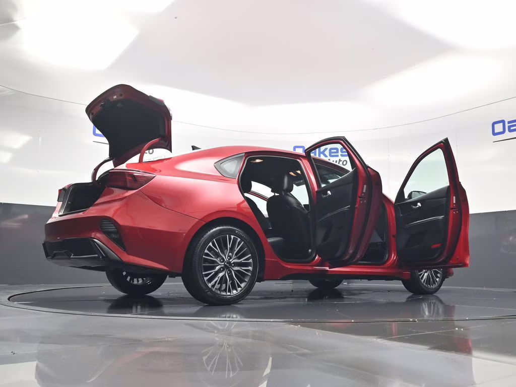 2024 Currant Red Kia Forte GT-Line FWD Sedan