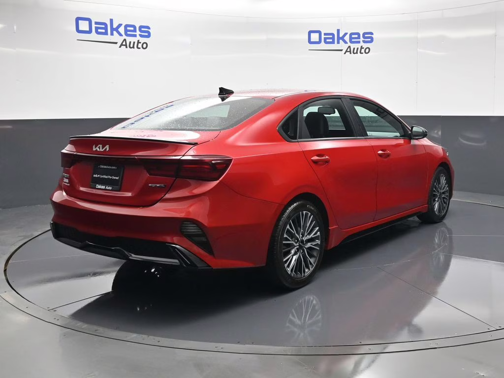 2024 Currant Red Kia Forte GT-Line FWD Sedan