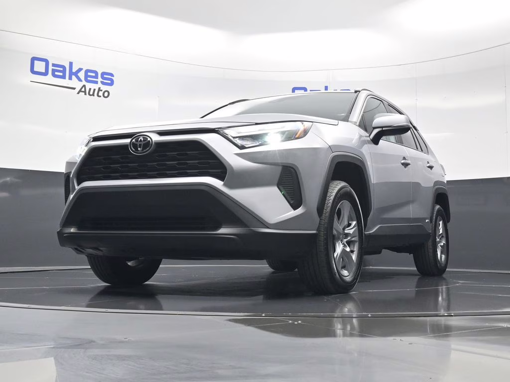 2025 Silver Sky Metallic Toyota RAV4 Hybrid XLE AWD SUV