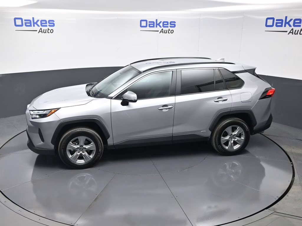 2025 Silver Sky Metallic Toyota RAV4 Hybrid XLE AWD SUV