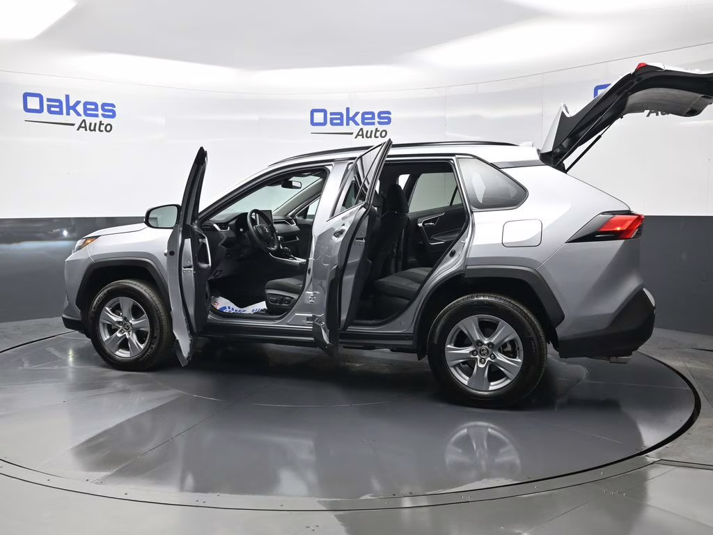 2025 Silver Sky Metallic Toyota RAV4 Hybrid XLE AWD SUV