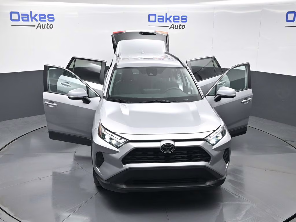 2025 Silver Sky Metallic Toyota RAV4 Hybrid XLE AWD SUV