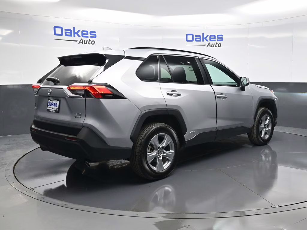 2025 Silver Sky Metallic Toyota RAV4 Hybrid XLE AWD SUV