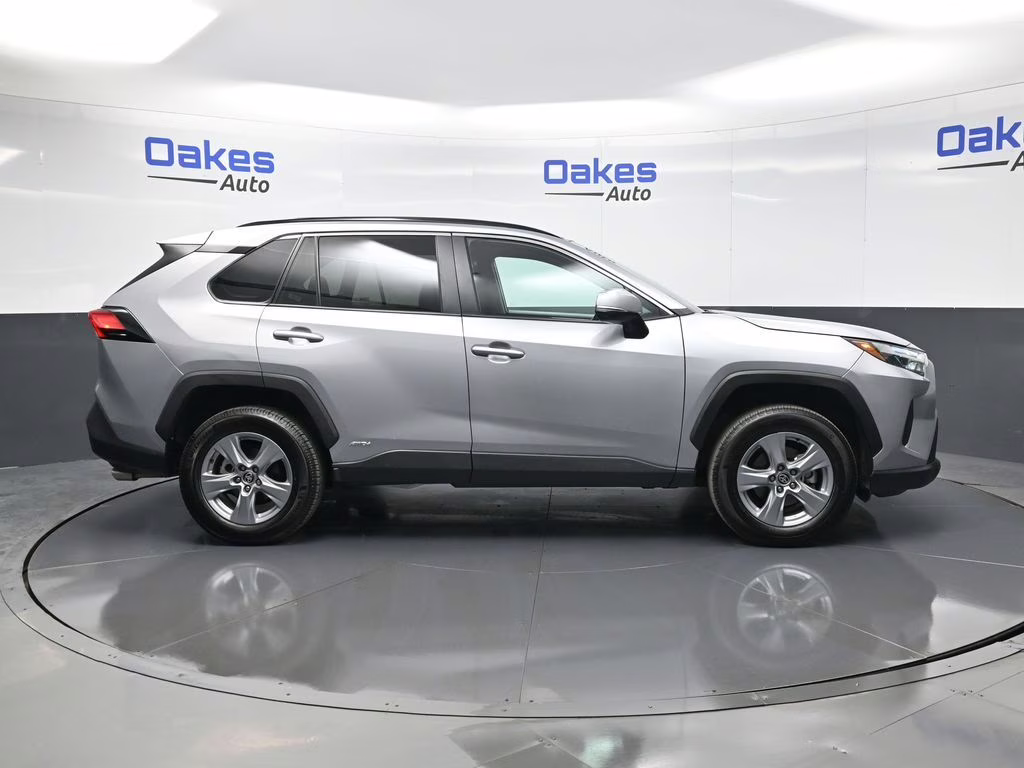 2025 Silver Sky Metallic Toyota RAV4 Hybrid XLE AWD SUV