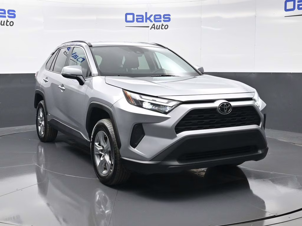 2025 Silver Sky Metallic Toyota RAV4 Hybrid XLE AWD SUV