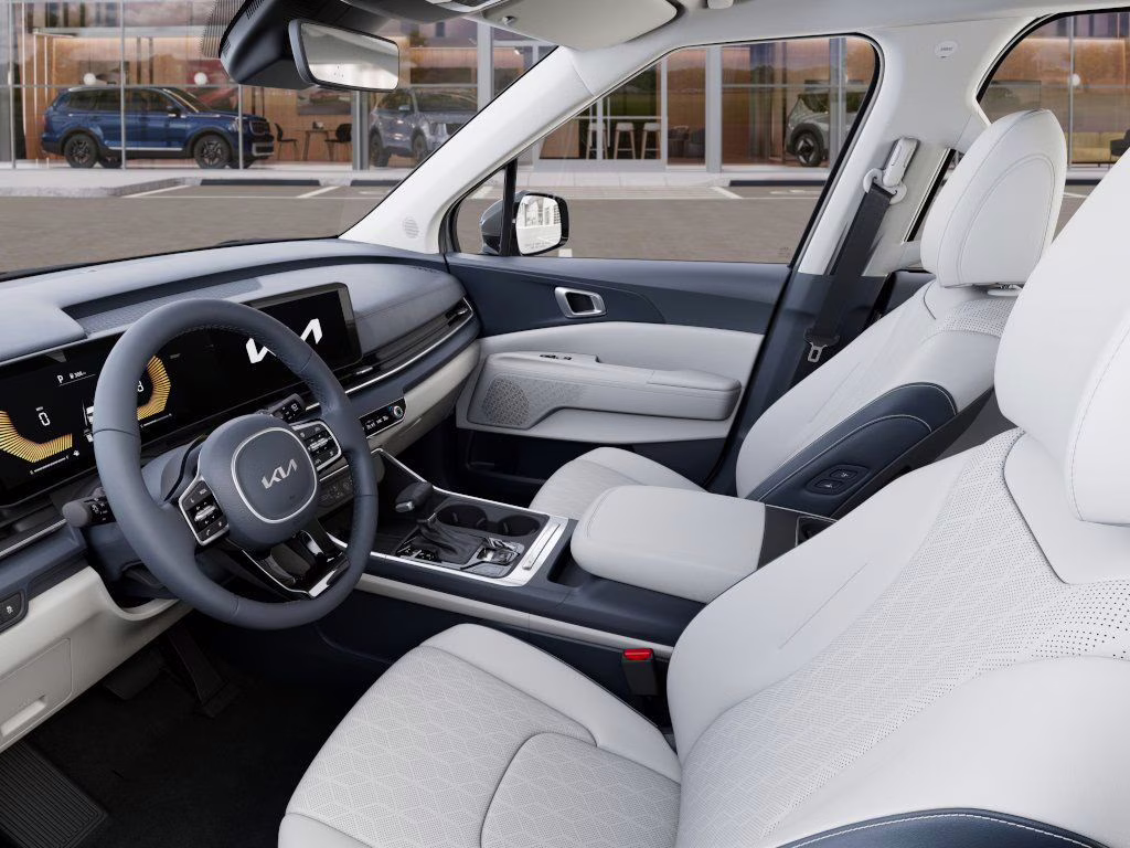 2026 Ceramic Silver Kia Carnival EX FWD Van