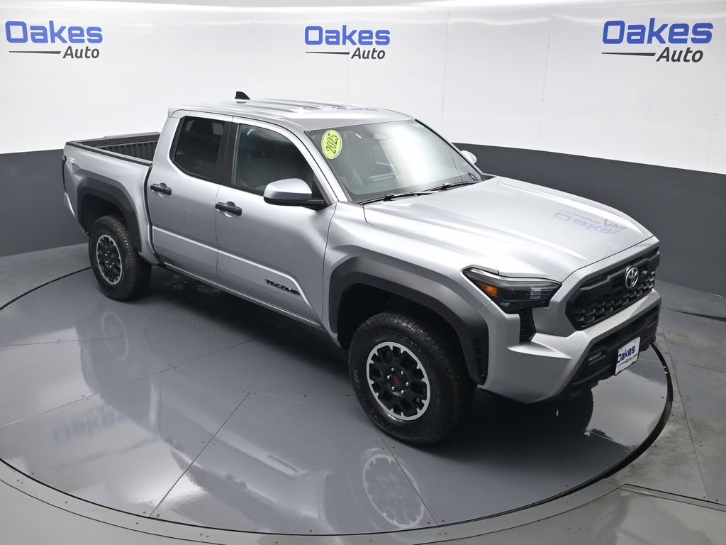 2025 Celestial Silver Metallic Toyota Tacoma TRD Off-Road 4X4 Truck