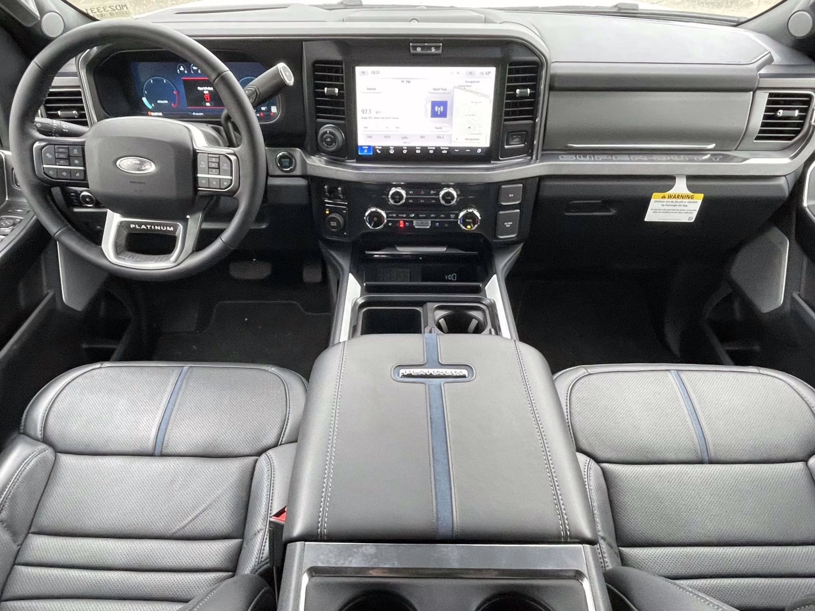 2025 White Metallic Ford Super Duty F-450 DRW Platinum 4X4 Truck