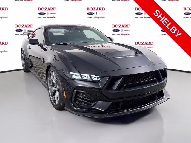 2025 Shadow Black Ford Mustang GT Premium Shelby RWD Coupe
